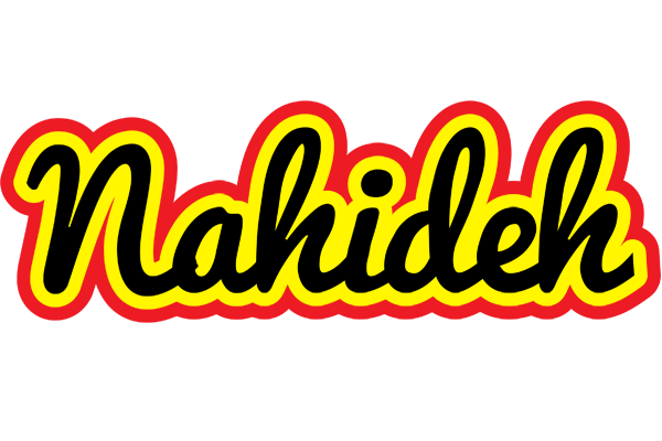 Nahideh flaming logo