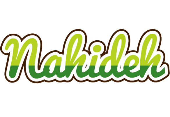 Nahideh golfing logo