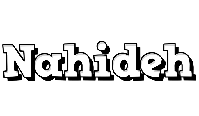 Nahideh snowing logo