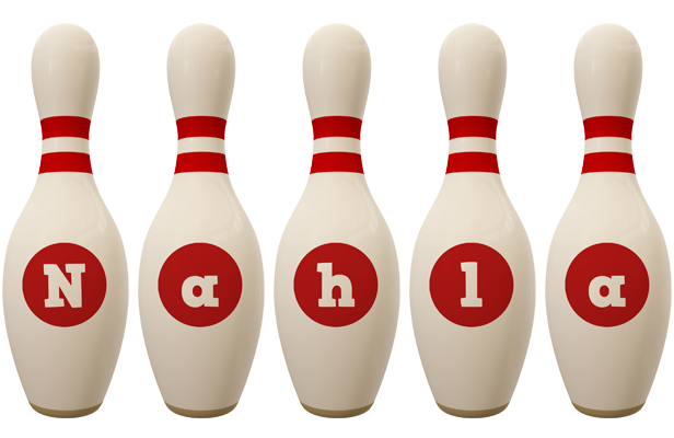 Nahla bowling-pin logo
