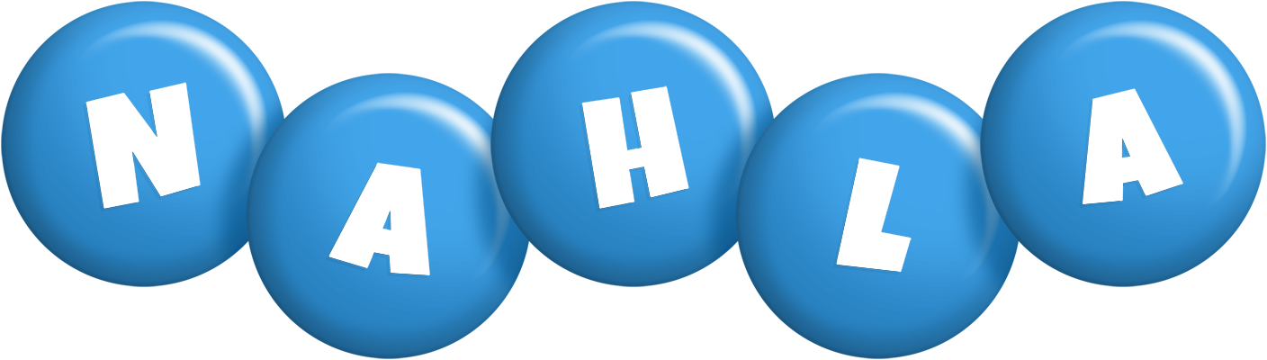 Nahla candy-blue logo
