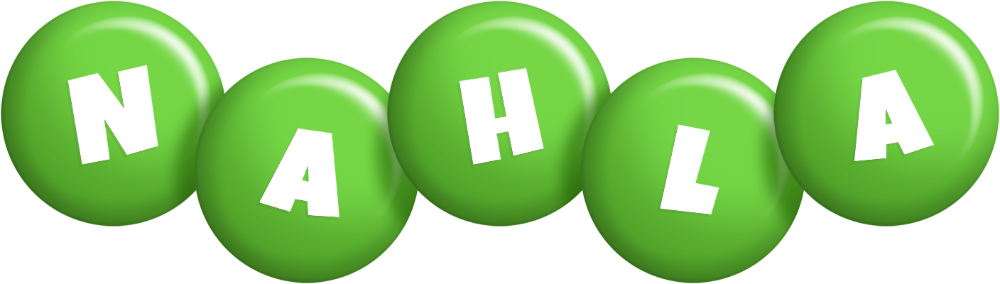 Nahla candy-green logo