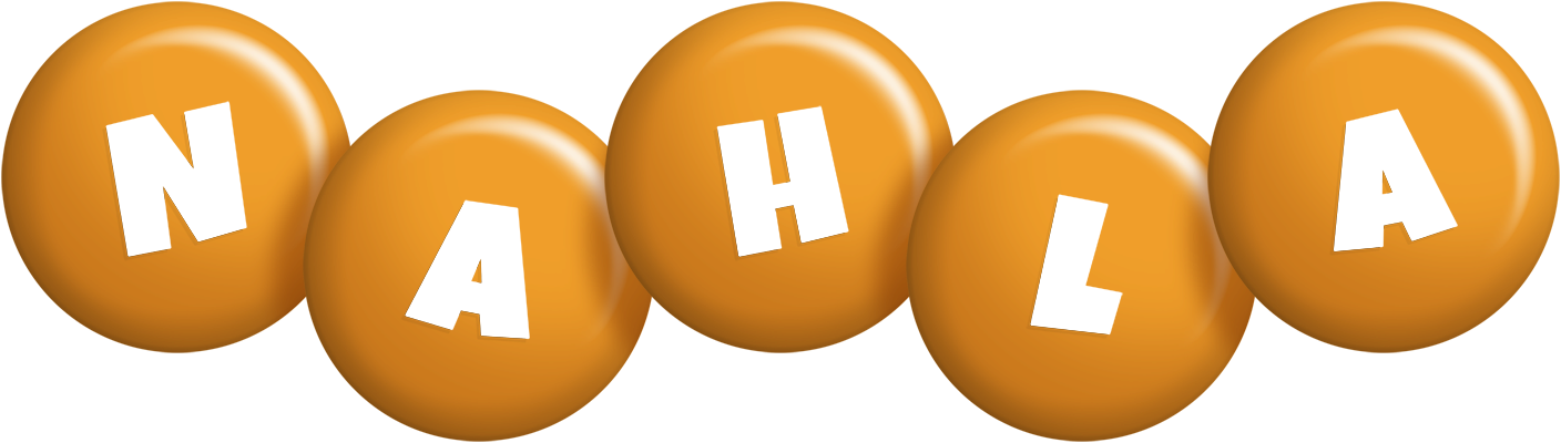 Nahla candy-orange logo