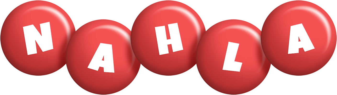 Nahla candy-red logo