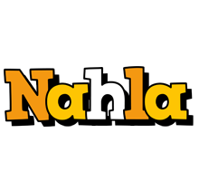 Nahla cartoon logo