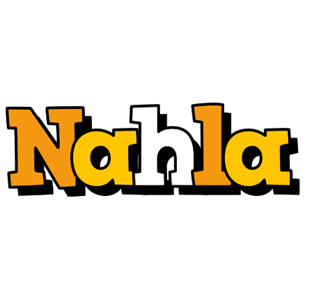 Nahla cartoon logo