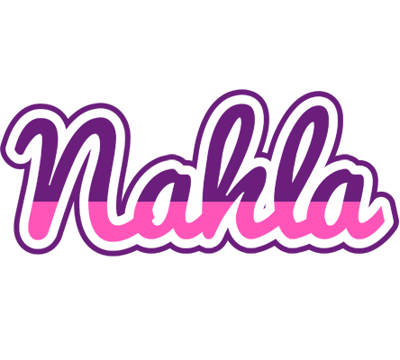 Nahla cheerful logo