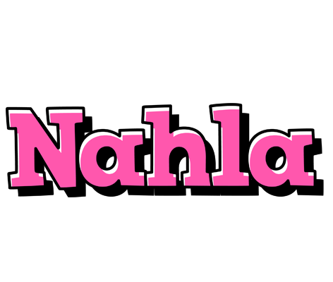 Nahla girlish logo