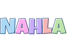 Nahla pastel logo