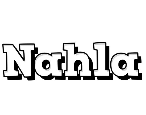 Nahla snowing logo