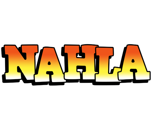 Nahla sunset logo