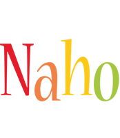 Naho birthday logo