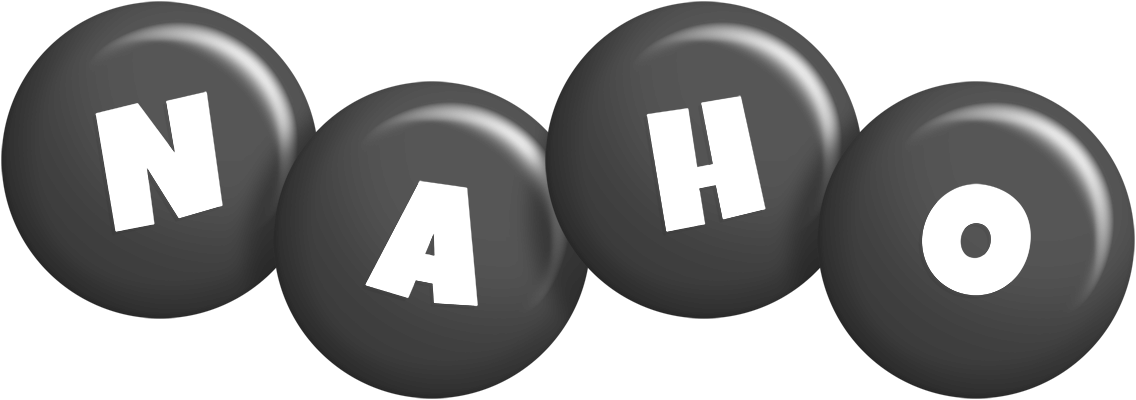Naho candy-black logo