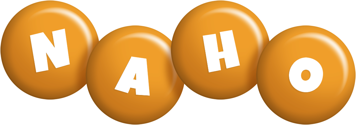 Naho candy-orange logo