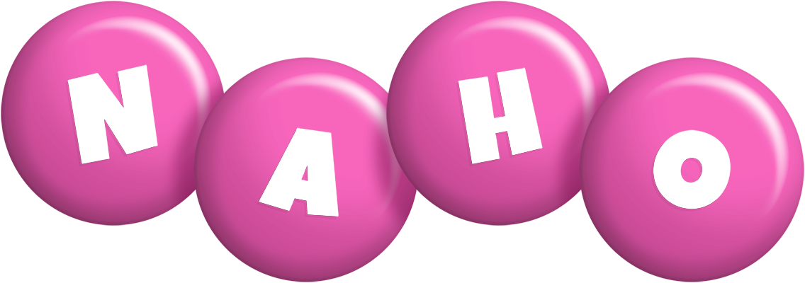 Naho candy-pink logo