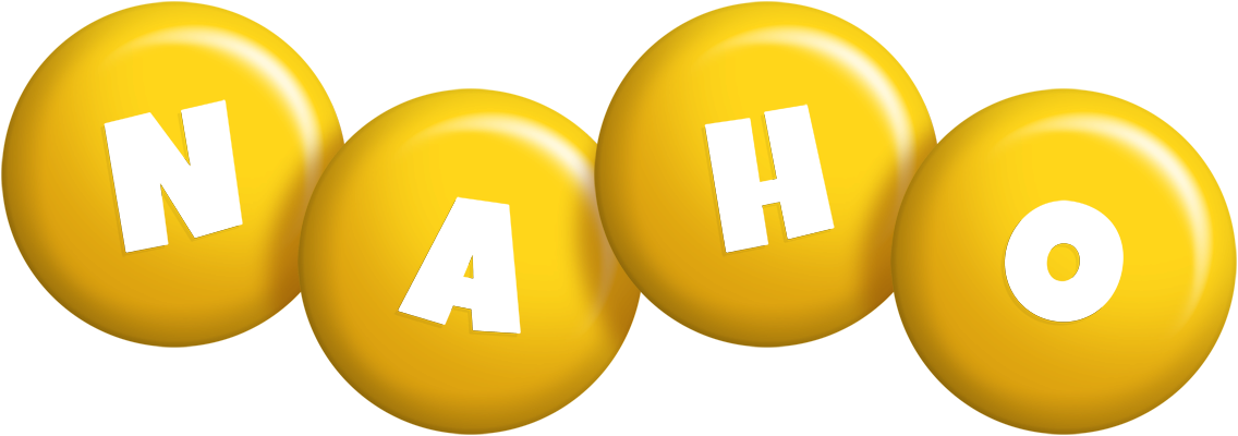 Naho candy-yellow logo