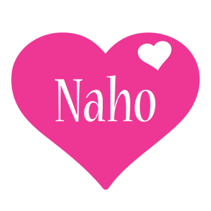 Naho love-heart logo