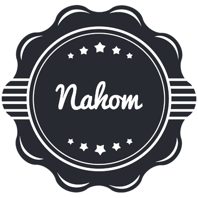 Nahom badge logo