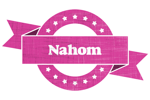 Nahom beauty logo