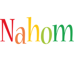 Nahom birthday logo