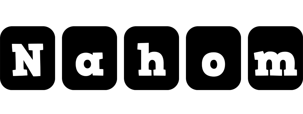 Nahom box logo