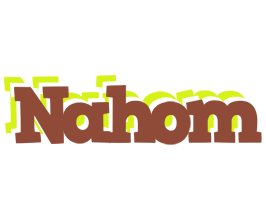 Nahom caffeebar logo