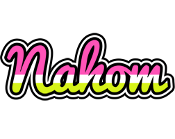 Nahom candies logo