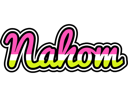 Nahom candies logo