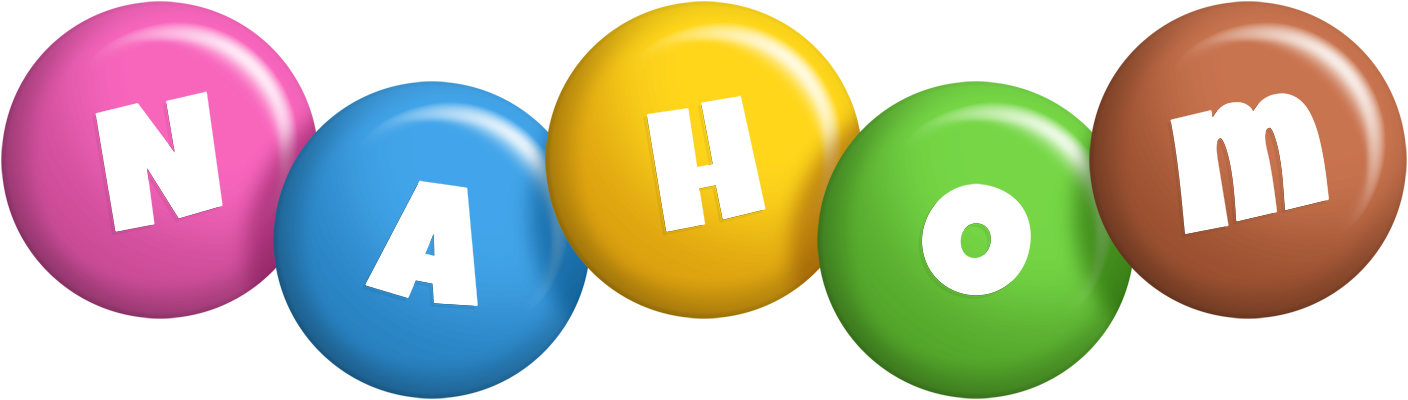 Nahom candy logo