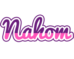 Nahom cheerful logo