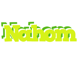 Nahom citrus logo