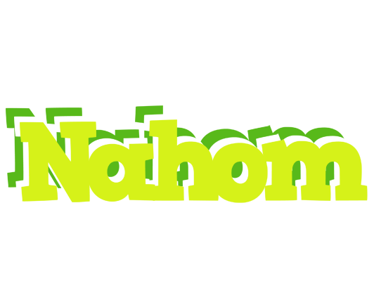 Nahom citrus logo