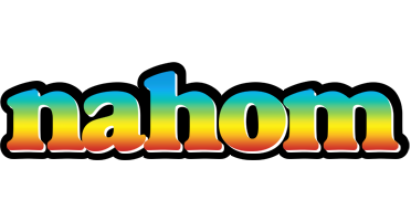 Nahom color logo