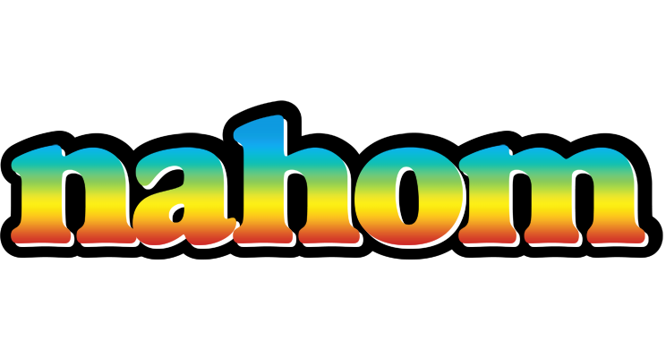 Nahom color logo