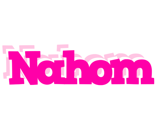 Nahom dancing logo