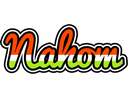 Nahom exotic logo