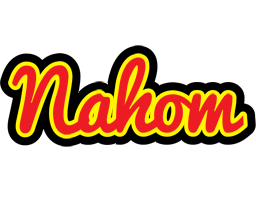 Nahom fireman logo