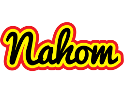 Nahom flaming logo