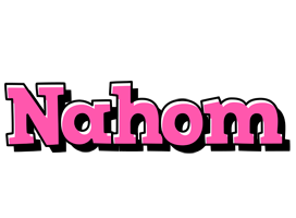 Nahom girlish logo