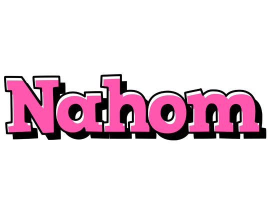 Nahom girlish logo