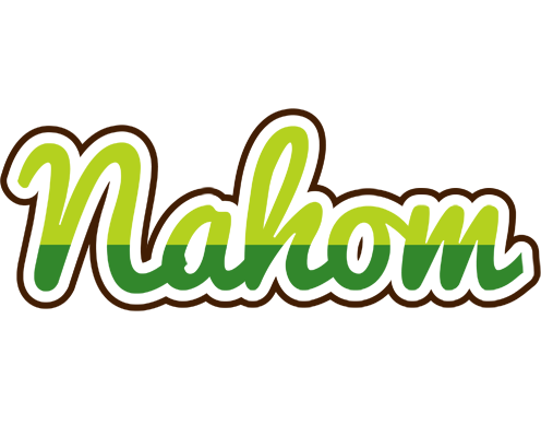 Nahom golfing logo