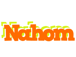 Nahom healthy logo