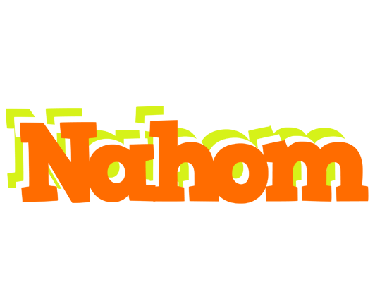 Nahom healthy logo