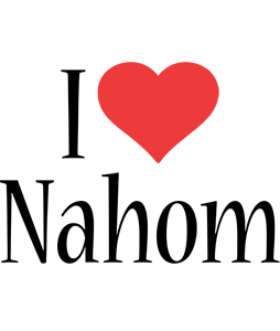 Nahom i-love logo