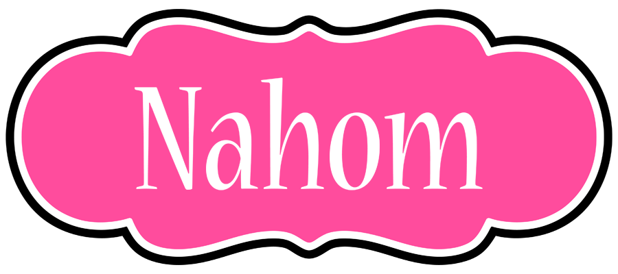 Nahom invitation logo