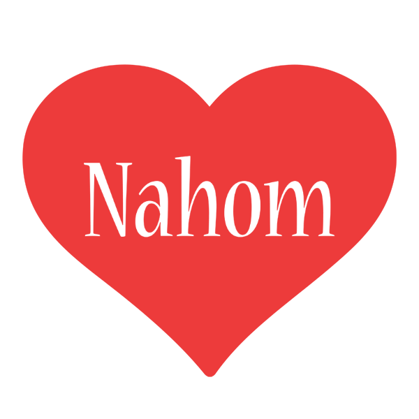 Nahom love logo