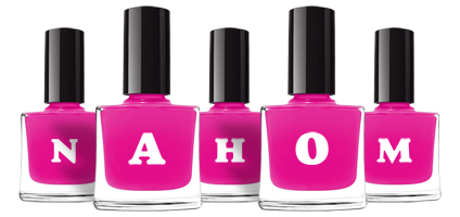 Nahom nails logo