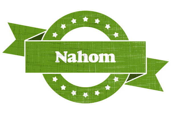 Nahom natural logo