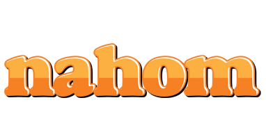 Nahom orange logo