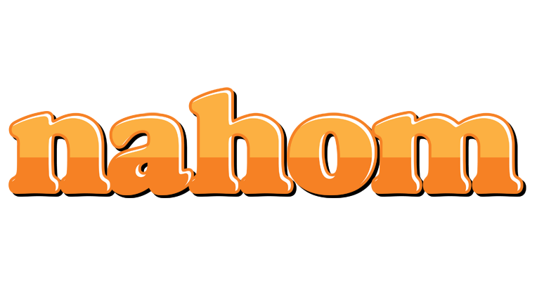 Nahom orange logo